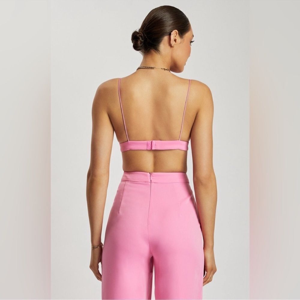 NWT CYNTHIA Triangle Bralette. Featuring thin spaghetti straps Size Small - Picture 4 of 15